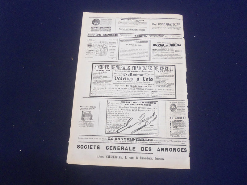 1881 JAN 21 LE DON QUICHOTTE NEWSPAPER-M. BARTHELEMY-SAINT-HILAIRE-FRENCH-FR3244