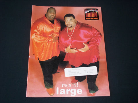 1999 APRIL 9 THE URBAN NETWORK MAGAZINE - MEN AT LARGE COVER - MUSIC - B 5634