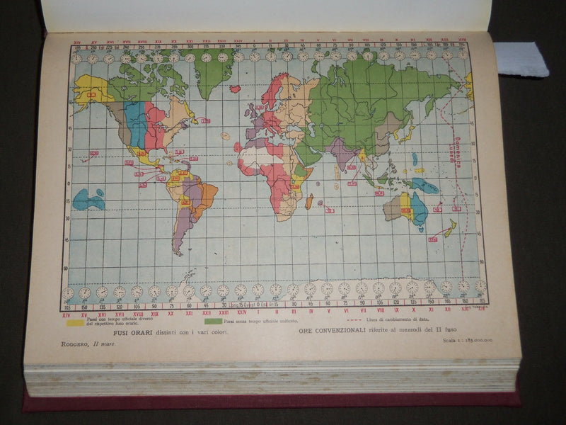 1928 IL MARE BOOK BY EGISTO ROGGERO - ITALIAN - GREAT MAPS - KD 4919
