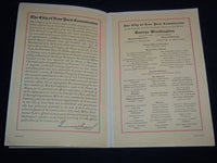 1932 GEORGE WASHINGTON BICENTENNIAL BOOK - CITY OF NEW YORK COMMISSION - J 8508
