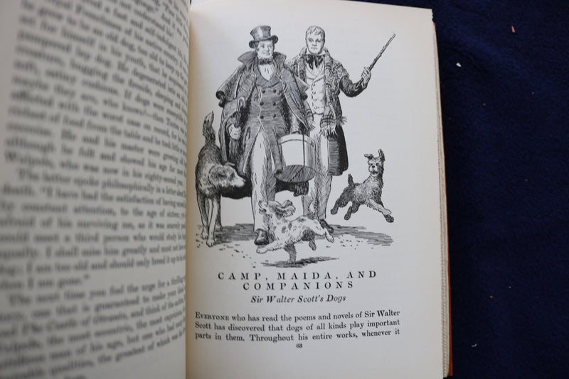 1943 FAMOUS DOGS OF FAMOUS PEOPLE HARDCOVER BOOK BY MAE SMITH - K 1539