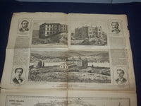 1878 MARCH 19 THE DAILY GRAPHIC - PIUS IX FUNERAL - AMERICAN COLLEGE - NP 5074