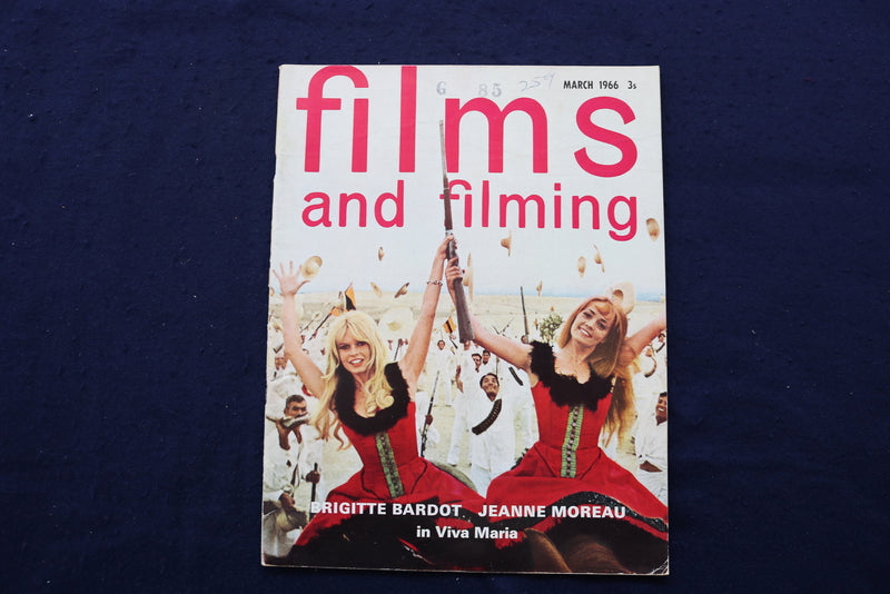 1966 MARCH FILMS AND FILMING MAGAZINE - BRIGETTE BARDOT COVER - E 17952