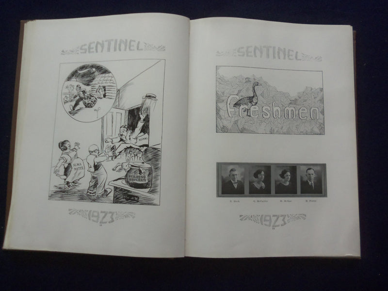1923 SENTINAL UNIVERSITY OF MONTANA YEARBOOK - MISSOULA, MONTANA - YB 3102