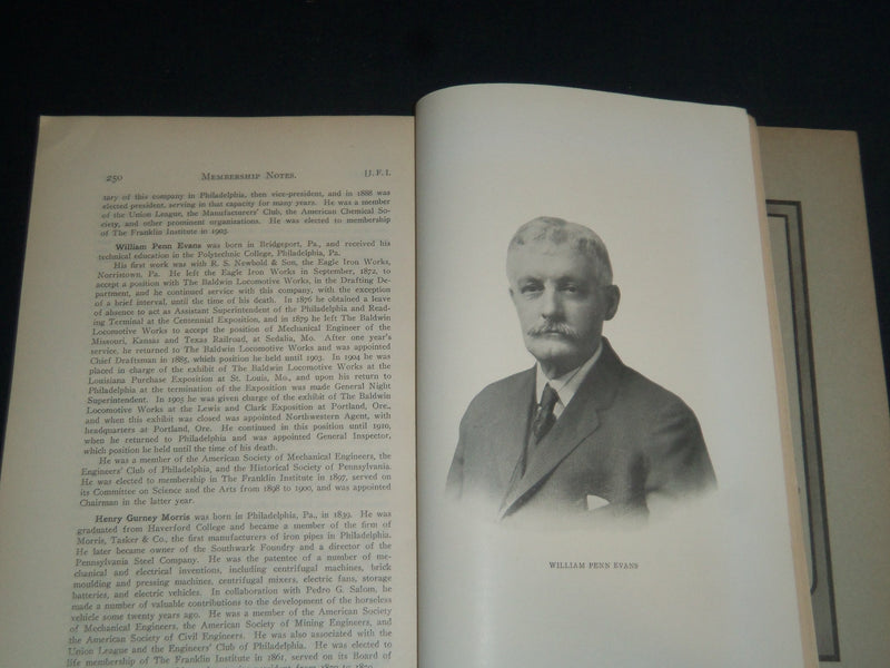 1915 JOURNAL OF THE FRANKLIN INSTITUTE MAGAZINE LOT OF 12 - COMPLETE YR - WR 184