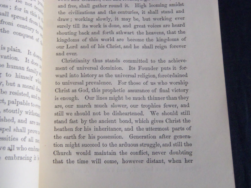 1863 NEW YORK & BROOKLYN FOREIGN MISSIONARY SOCIETY SERMON BOOK - J 4502