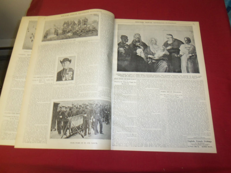 1904 NOV 6 NY TRIBUNE ILLUS. SUPP. NEWSPAPER - JAPAN HITS RUSSIA SHIP - NP 3677