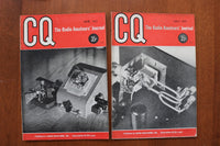 1946-1951 CQ THE RADIO AMATEURS' JOURNAL - LOT OF 11 - O 3904
