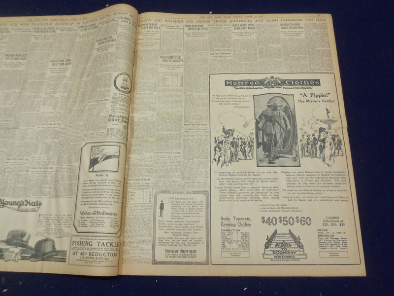 1920 APRIL 2 NEW YORK TIMES - 6,000 MEN OUT; FERRY SERVICE CRIPLED - NT 8278