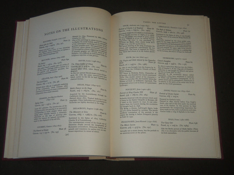 1954 TREASURES OF THE GREAT NATIONAL GALLERIES BOOK BY HANS TIETZE - KD 3937