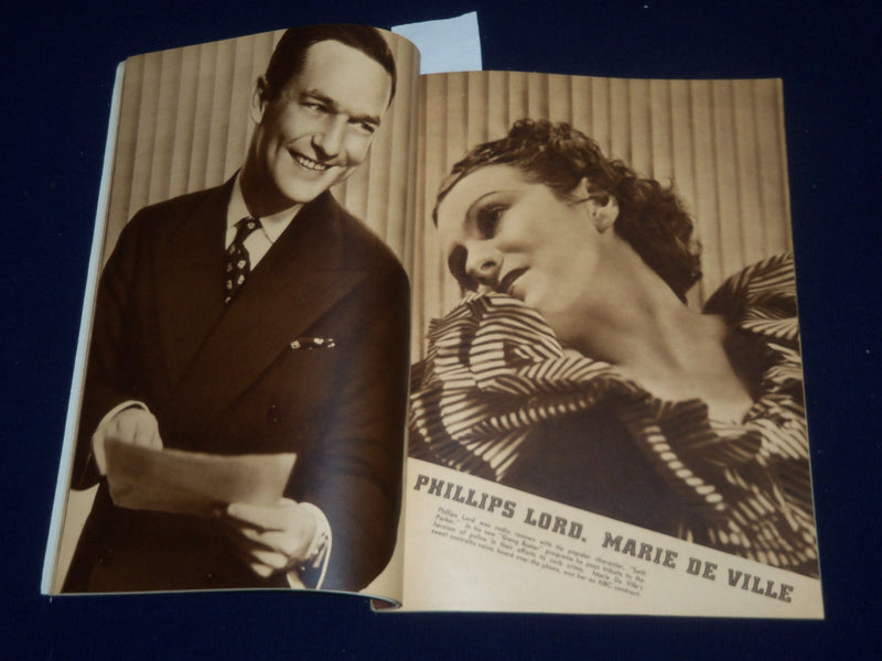 1936 MAY RADIO STARS MAGAZINE - RUDY VALLEE COVER BY EARL CHRISTY - SP 2627