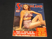 1941 JULY SCREENLAND MAGAZINE - RITA HAYWORTH FRONT COVER - E 1575