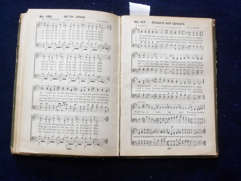 1894 TRIUMPHANT SONGS NO. 4 HARDCOVER BOOK PUBLISHED BY E.O. EXCELL- KD 8437