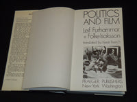 1971 POLITICS AND FILM HARDCOVER BOOK BY LEIF FURHAMMAR & ISAKSSON - KD 7657