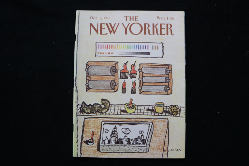 1983 OCTOBER 10 NEW YORKER MAGAZINE - GREAT ILLUSTRATED COVER - NY 3125