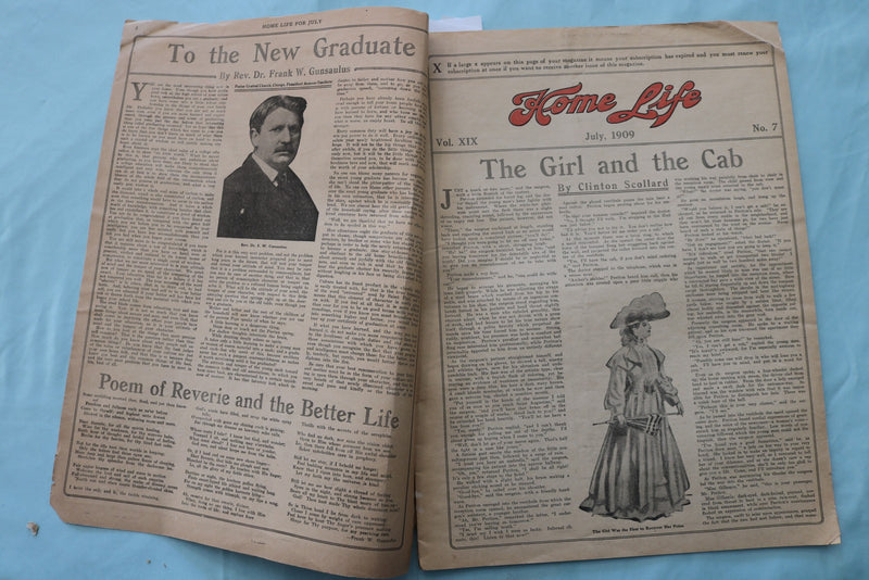 1909 APRIL & JULY HOME LIFE MAGAZINE - LOT OF 2 - K 3415