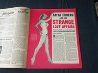 1963 JANUARY THE NATIONAL POLICE GAZETTE MAGAZINE - ANITA EKBERG - B 5718