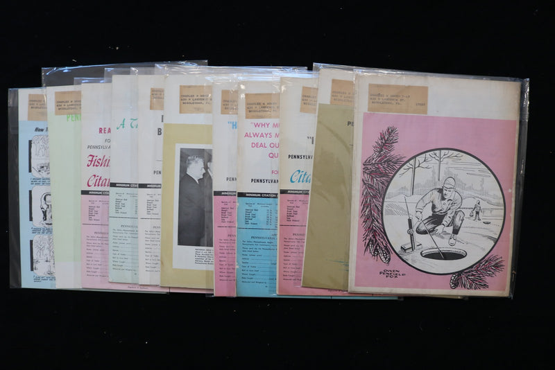 1966 PENNSYLVANIA ANGLER MAGAZINE - LOT OF 11 - O 3750