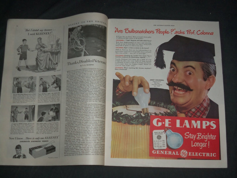 1947 JULY 19 THE SATURDAY EVENING POST MAGAZINE - ILLUSTRATED COVER - SP 2477P