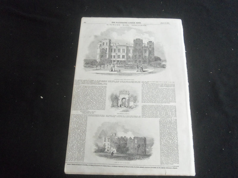 1851 SEP 20 THE ILLUSTRATED LONDON NEWS MAGAZINE - THE GREAT EXHIBITION- NP 5866