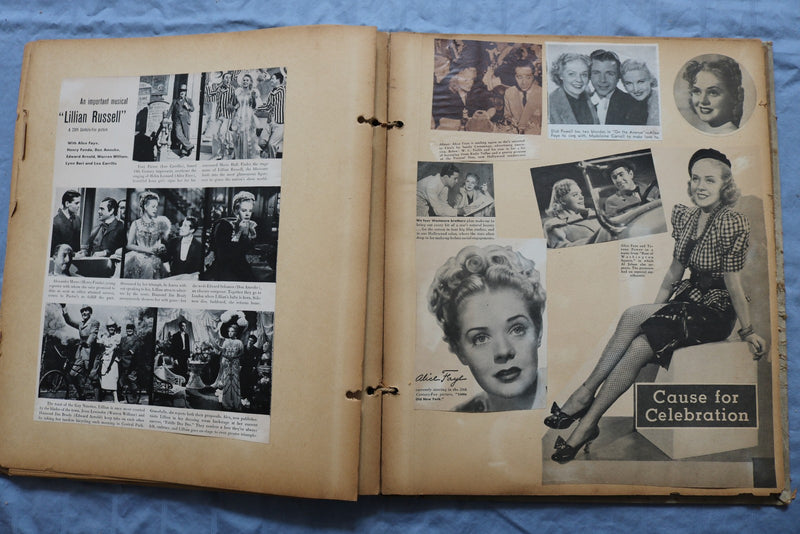 ALICE FAYE SCRAPBOOK - E 26468