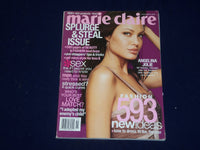 2003 NOVEMBER MARIE CLAIRE MAGAZINE - ANGELINA JOLIE COVER - SP 9703