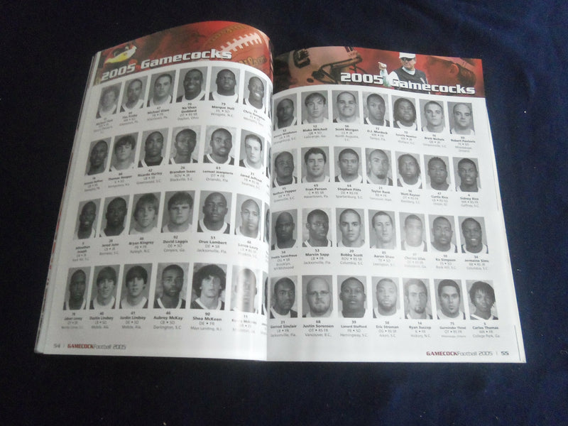 2005 SEP 1 FOOTBALL PROGRAM - UNIV SO. CAROLINA VS UNIV CENTRAL FLORIDA-SP 1216K