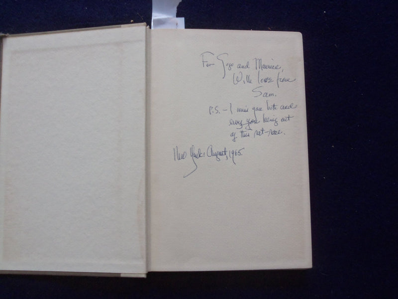 1965 THE SUSPENDED DRAWING ROOM HARDCOVER BOOK INSCRIBED BY S.N. BERHMAN-KD 8393