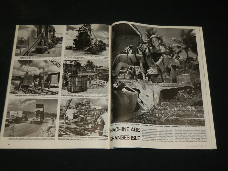 1945 JULY 2 LIFE MAGAZINE SMALL FORMAT - AMERICAN FLAG COVER - J 6094