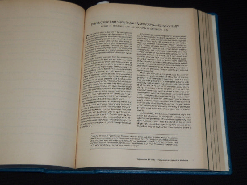 1983 THE AMERICAN JOURNAL OF MEDICINE MAGAZINE BOUND VOLUME - KD 6132O