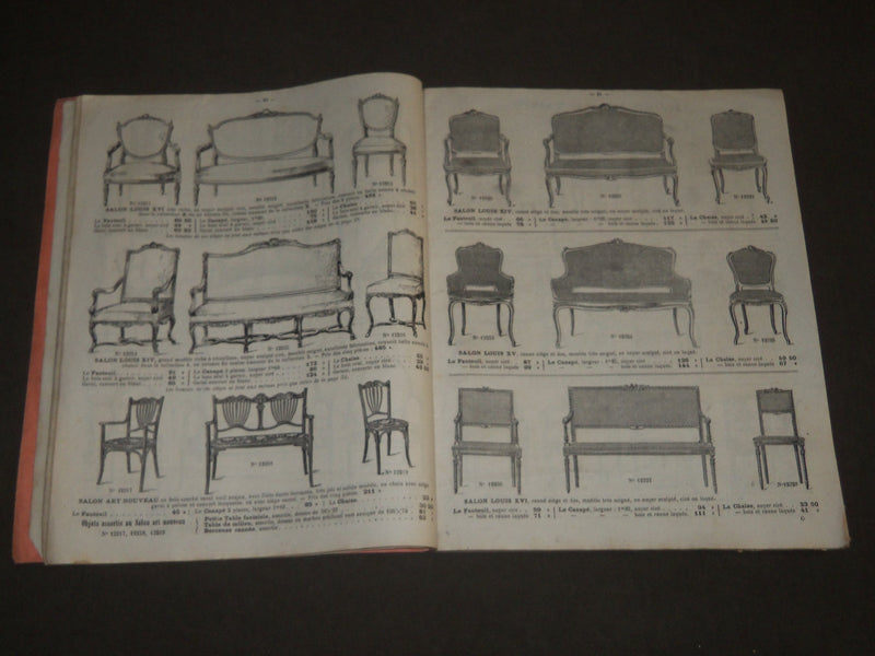 1911 COLLET MERIAUD AMEUBLEMENTS FRENCH CATALOGUE - FR 345