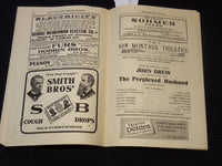 1912 THE PERPLEXED HUSBAND NEW MONTAUK PROGRAM - JOHN DREW - BROOKLYN - J 8017