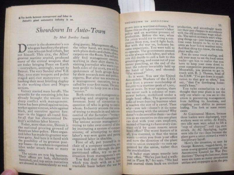 1945 SEPTEMBER MAGAZINE DIGEST MAGAZINE - J 9970