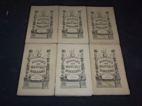 1874 HARPER'S MONTHLY MAGAZINE-COMPLETE YEAR-NICE ILLUSTRATIONS & ADS - WR 1401