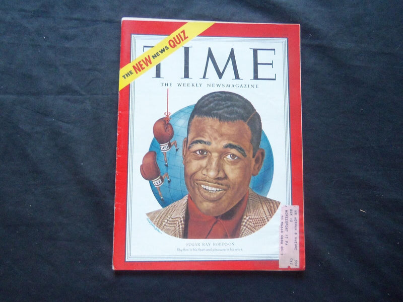 1951 JUNE 25 TIME MAGAZINE - SUGAR RAY ROBINSON - T 1284