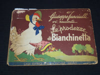 1950 LE PRODEZZE DI BIANCHINETTA ITALIAN BOOK BY GIUSEPPE FANCIULLI - J 7430