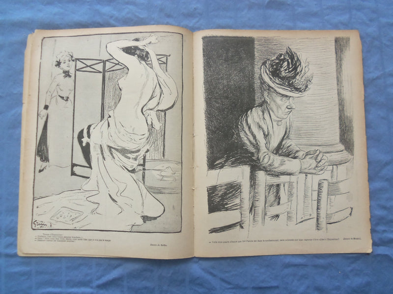 1900 OCT 13 LE SOURIRE MAGAZINE - ILLUSTRATED COMEDY - FRENCH TEXT - SP 4864I
