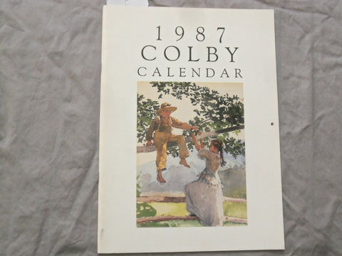 1987 COLBY CALDENDAR - WINSLOW HOMER - K 275