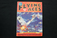 1937 JULY FLYING ACES MAGAZINE - DEATH IN THE NETS OVER LONDON COVER - ST 1011H