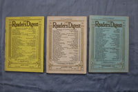 1938 READER'S DIGEST MAGAZINE - COMPLETE YEAR - LOT OF 12 - O 3873