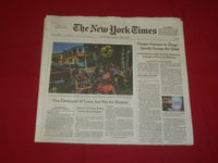 2019 APRIL 7 NEW YORK TIMES - FUNGUS IMMUNE TO DRUGS QUIETLY SWEEPS THE GLOBE