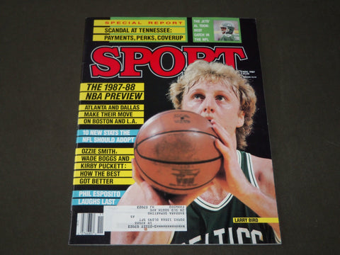 1987 NOVEMBER SPORT MAGAZINE - LARRY BIRD COVER - CW 326