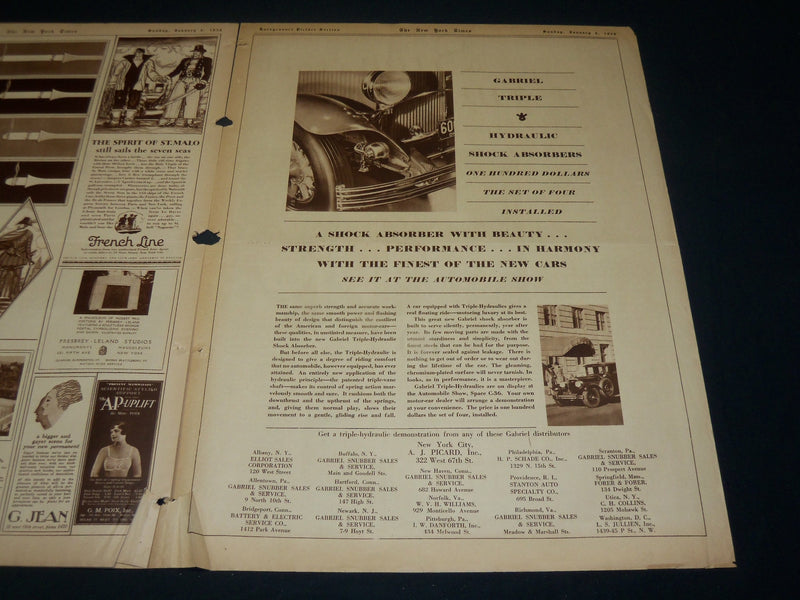 1929 JANUARY 6 NEW YORK TIMES ROTO PICTURE SECTION - GOVERNOR ROOSEVELT- NT 9394