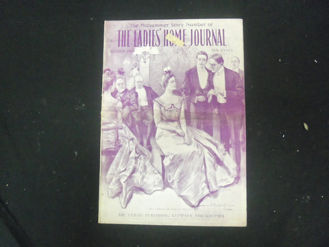 1900 AUGUST LADIES' HOME JOURNAL MAGAZINE-HOWARD CHANDLER CHRISTY COVER- ST 4484