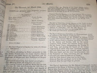 1830 JOURNALS OF THE HOUSE OF LORDS BOUND VOL NO. 62 - GEORGII QUARTI - KD 4D