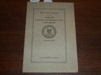 1916 FORSYTH DENTAL INFIRMARY FOR CHILDREN FIRST ANNUAL REPORT - K 1211