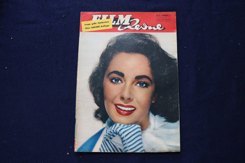 1959 MAY 12 FILM REVUE MAGAZINE - ELIZABETH TAYLOR - GERMAN COVER - E 23644
