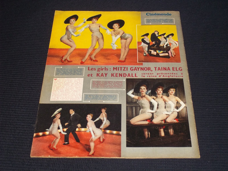 1957 OCTOBER 17 CINEMONDE MAGAZINE - MITZI GAYNOR COVER - E 24846