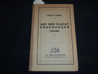 1933 AUF DER FLUCHT ERSCHOSSEN BOOK BY MARCELL FAERBER - KD 5633N