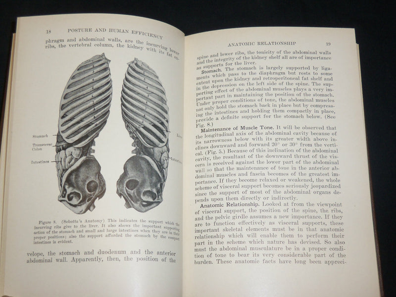 1930 POSTURE IT'S RELATION TO HEALTH BOOK BY FRANK D. DICKSON, M. D. - KD 2763T